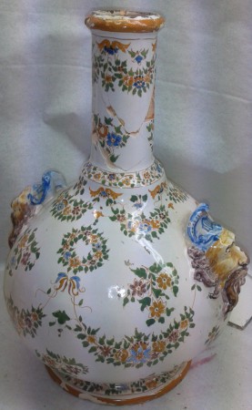 gourde de Lyon " à guirlandes" fin XVIII°